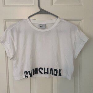 Gymshark White Crop Top Size Small